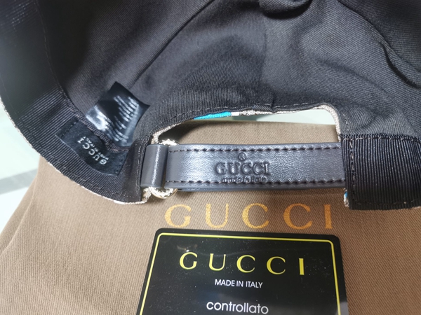 ブランド帽子素材ディテール